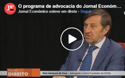 “Falar Direito”, com Vítor Marques da Cruz, sócio fundador da MC&A.